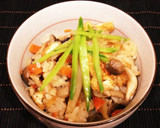 お豆腐屋さんの油揚げで炊き込みご飯作り方9写真