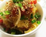 簡単！そうめんかぼちゃの和風梅サラダ♡作り方5写真