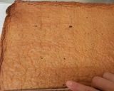 大豆粉 豆乳ココアロールケーキ作り方12写真