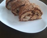 大豆粉 豆乳ココアロールケーキ作り方17写真