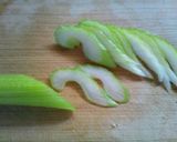 セロリのきんぴら★ルク鍋で作り方1写真