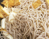 簡単！厚揚げの和風焼き蕎麦作り方1写真