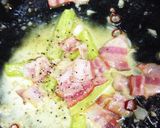 アスパラとベーコンのペペロンチーノ作り方3写真