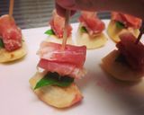 桃と生ハムのピンチョス作り方8写真