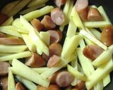 じゃがウィンナーのカレー炒め♪作り方7写真