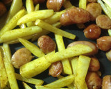 じゃがウィンナーのカレー炒め♪作り方8写真
