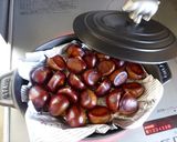 ストウブで焼き栗　ポン栗作り方2写真
