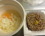 納豆 オムレツ作り方1写真