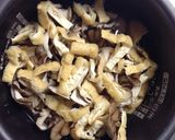 秋味☆鶏ときのこの具沢山炊き込みご飯作り方5写真