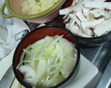 エリンギと馬鈴薯のシチュークリームパスタ作り方1写真