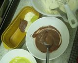 スプーンでマーブルパウンドケーキ作り方4写真