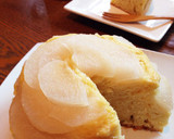 秋の味覚♪ 梨とチーズのドームケーキ♡作り方6写真