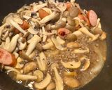 副菜節約おかず☆きのこウインナーの甘辛バター醤油作り方4写真