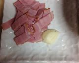 カルボナーラ風パスタ作り方1写真