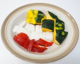 とろけるチーズの温野菜サラダ作り方4写真