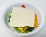 とろけるチーズの温野菜サラダ作り方11写真