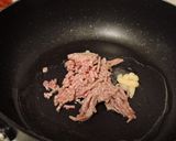 挽き肉とにんにくの超簡単♪クリームパスタ作り方2写真
