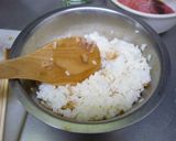 マグロ中トロの漬け丼(茗荷風味)作り方2写真