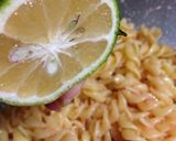 カボス香る大葉とタラコのマカロニパスタ作り方9写真