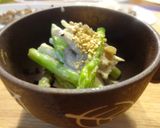 舞茸＆アスパラ＆蓮根のマヨ和え作り方10写真