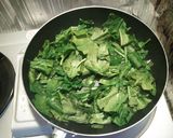 ほうれん草の卵とじ作り方3写真