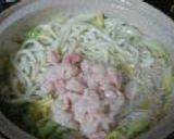 白子のうどんすき（特製おろしポン酢）作り方3写真