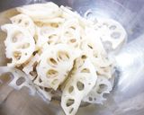 蓮根と牛ミンチのきんぴら作り方2写真