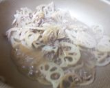蓮根と牛ミンチのきんぴら作り方3写真