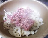 蓮根と牛ミンチのきんぴら作り方4写真