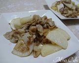 長芋と豚肉のニンニク炒め作り方5写真