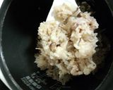 豚肉ときのこのごま油香る炊き込みご飯作り方4写真