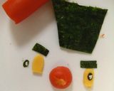 妖怪ウォッチ 簡単 キューブ キャラ弁作り方18写真