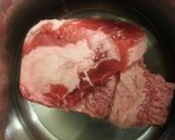 クッキングトマトソースの牛すじ煮込み作り方1写真