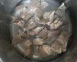 クッキングトマトソースの牛すじ煮込み作り方3写真