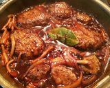 シャキシャキ蓮根の煮込みハンバーグ♫作り方10写真