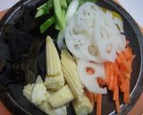 あっさり!! いかと彩り野菜の塩炒め作り方11写真