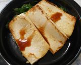白みたいたな食感の焼き塩豆腐作り方3写真