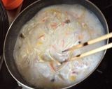 フライパンひとつ♪クリームパスタ作り方2写真