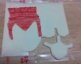 キャラ弁 仮面ライダードライブ タイプS作り方3写真