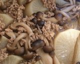 ♪大根のそぼろ煮♪作り方4写真