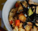 土鍋で炊飯☆ぶりの炊込みご飯作り方7写真