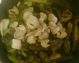 中華風＊鶏肉と秋野菜の炒めレタス包み作り方12写真