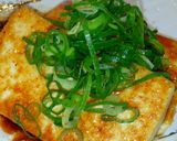 簡単⭐豆腐の照り焼き⭐ネギまみれ♪作り方5写真