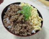 ヘルシー☆高野豆腐入りそぼろ丼作り方6写真