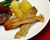 軸が美味しい♪エノキバター醤油焼き作り方7写真