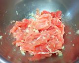 簡単☆豚肉ケチャップ炒め作り方1写真