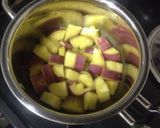 さつまいもとレンコンの根菜&豆サラダ作り方6写真