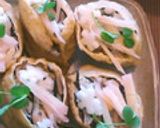 稲荷寿司(ひじきの煮物の余りで～)作り方5写真