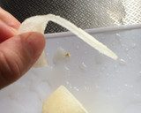 梨の花咲く和梨りんごと抹茶の２層ゼリー♪作り方1写真
