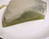 梨の花咲く和梨りんごと抹茶の2層ゼリー♪作り方5写真